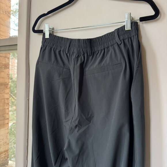 New ALO High Waist Dreamscape Trousers Wide-Leg Pants Anthracite Small - Picture 10 of 12